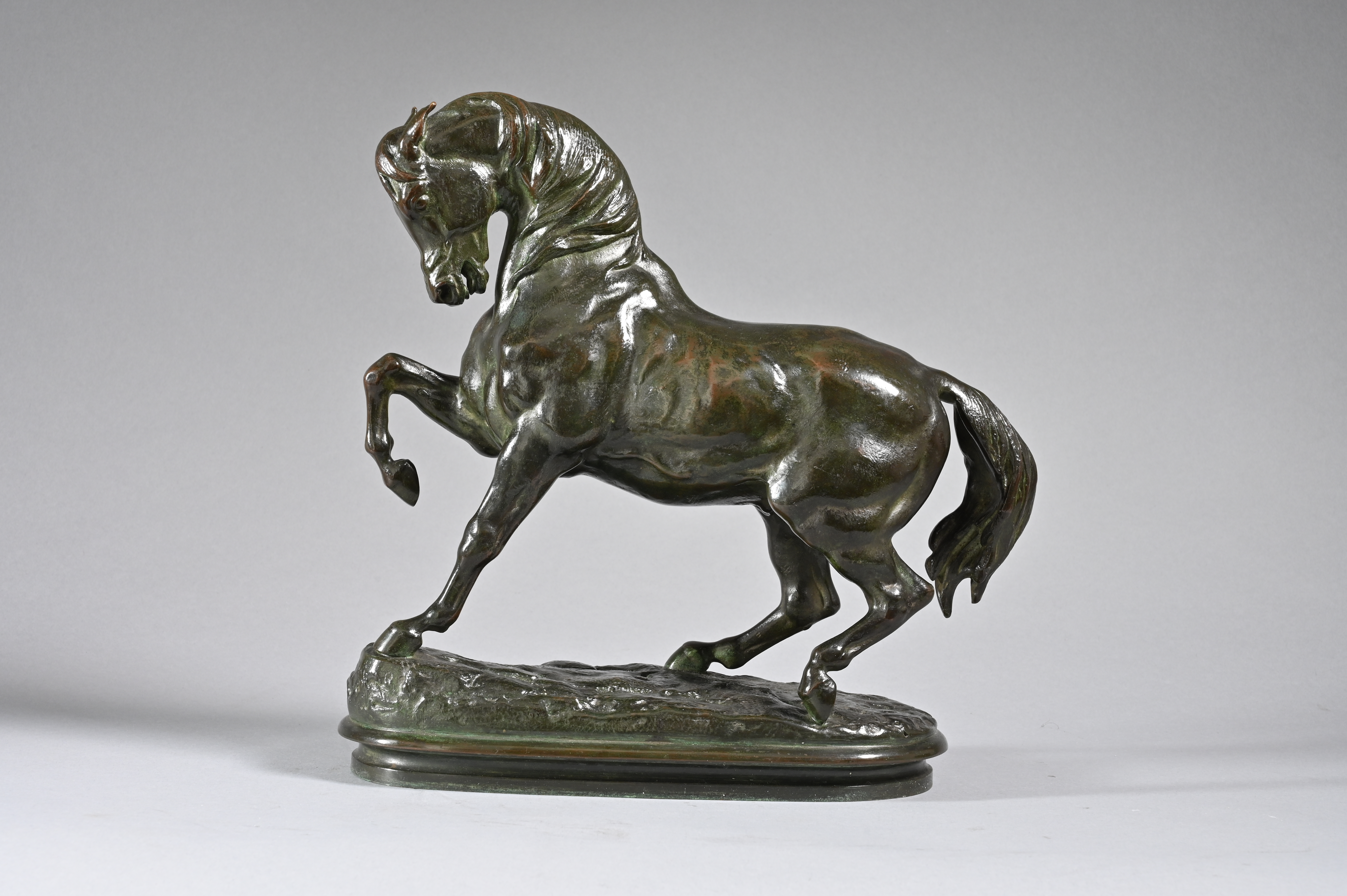 CHEVAL TURC N°2 right foreleg up